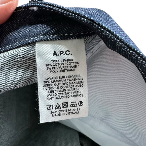 A.P.C. Dark Blue Flare & Wide Leg Jeans - Picture 8 of 13